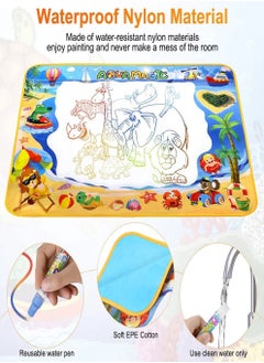 Generic Doodle Drawing Mat, Large Magic Water Drawing Mat Toy Gifts Painting Writing Pad Educational Learning Toys for Boys Girls  - Image 5