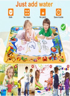 Generic Doodle Drawing Mat, Large Magic Water Drawing Mat Toy Gifts Painting Writing Pad Educational Learning Toys for Boys Girls  - Image 2