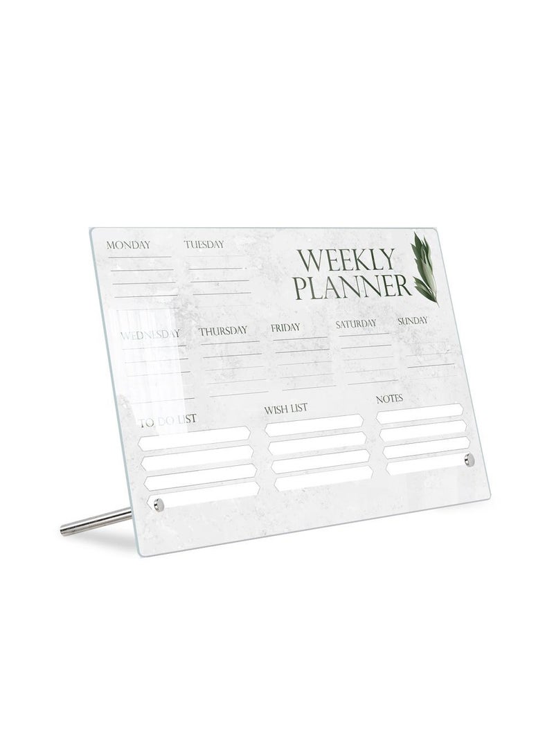 Acrylic Week Plan Desktop Memo Message Board Erasable Office Memo Writing Board - Image 5