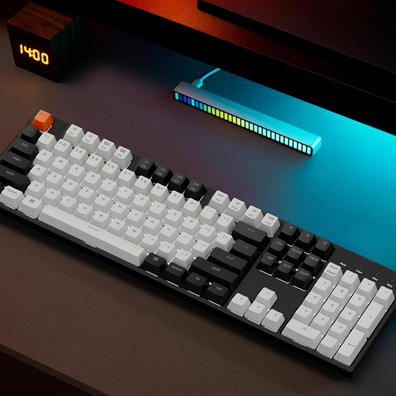 Keychron C2 Full Size 104 Keys Wired Mechanical Gaming Keyboard for Mac Layout, Gateron G Pro Brown Switch/White LED Backlight/Double Shot ABS Keycaps/USB C Computer Keyboard for Windows Laptop - Image 2