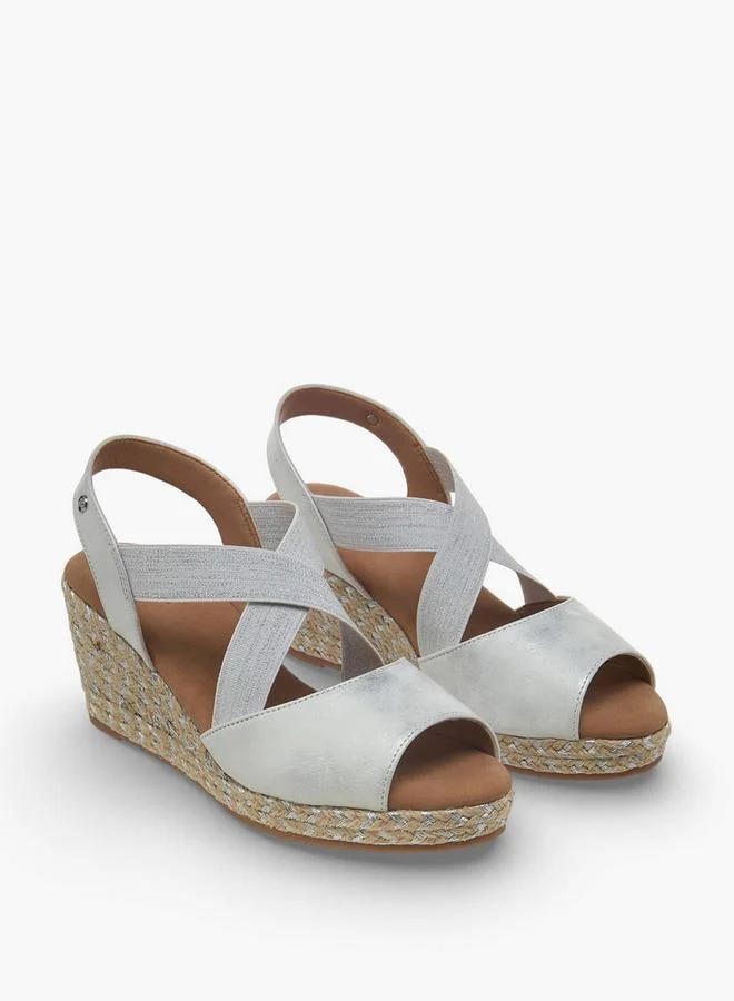 ببرمنة Women Wedge Heel Espadrille Sandals