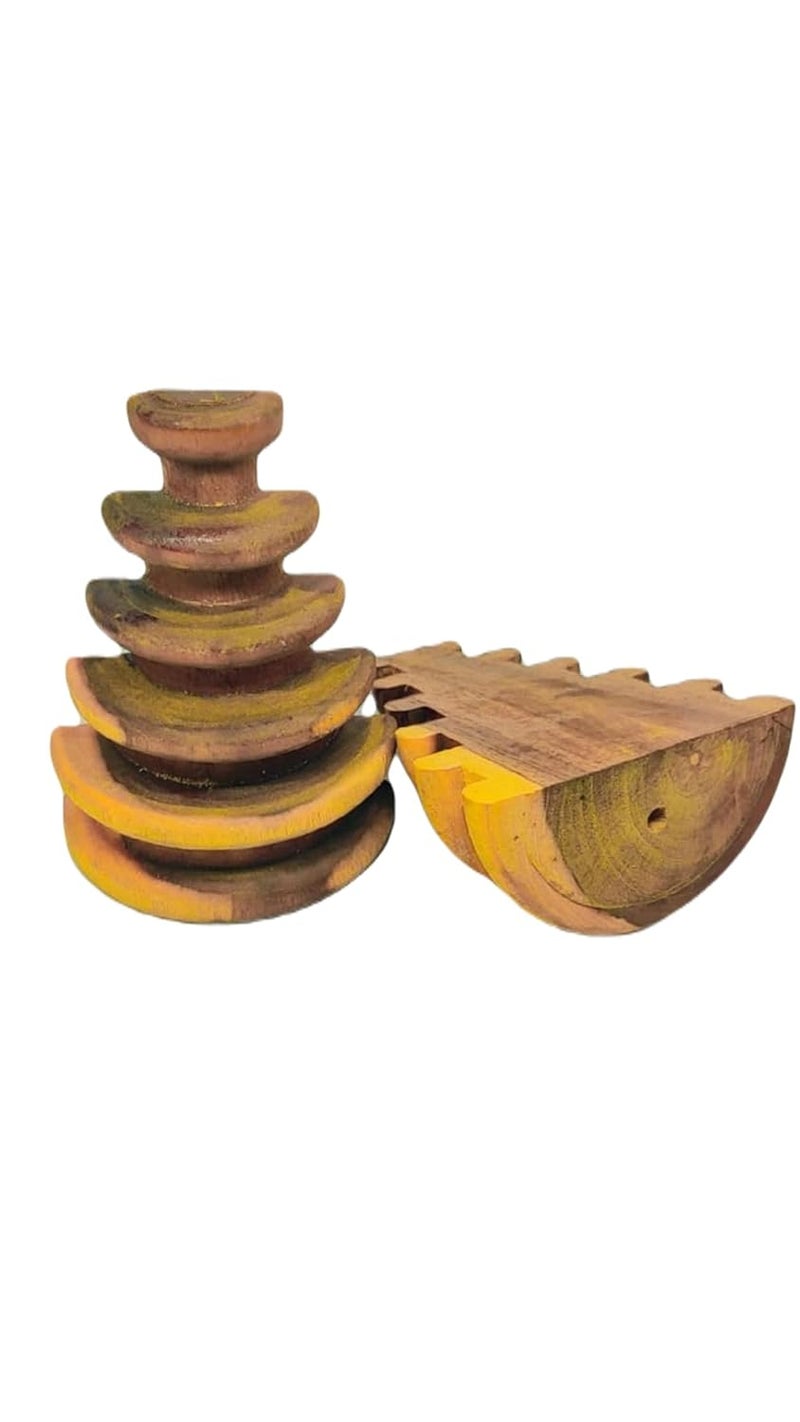 NILKANTH ELECTRIC NILKANTH ELECTRIC Motor Winding Farma Coil Winding Machine Die Set for 05 HP Motor Winding Arbors PLO_045653_WoodenFarma8_5steps Sagavan Wood  - Image 3