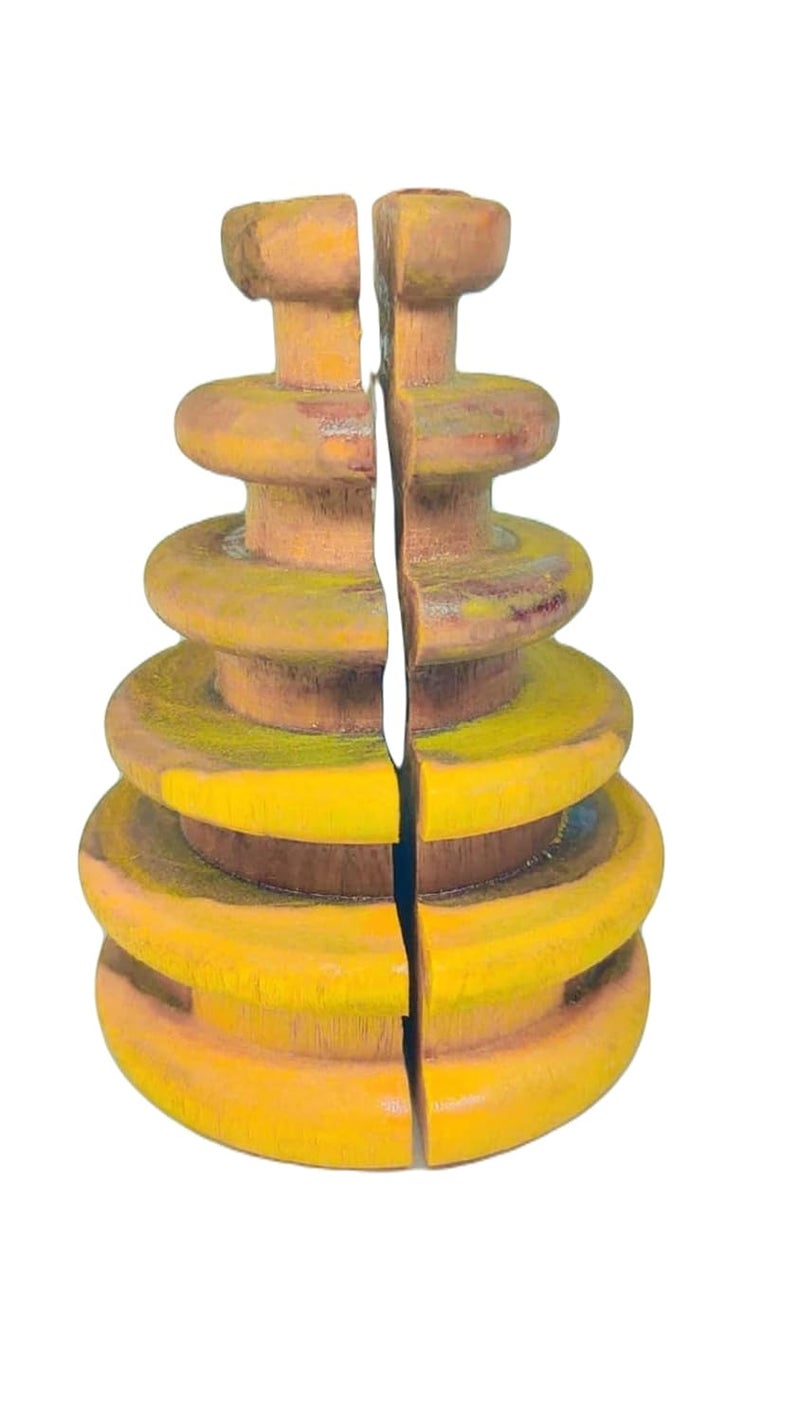 NILKANTH ELECTRIC NILKANTH ELECTRIC Motor Winding Farma Coil Winding Machine Die Set for 05 HP Motor Winding Arbors PLO_045653_WoodenFarma8_5steps Sagavan Wood  - Image 1