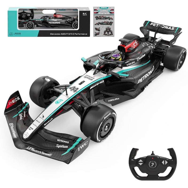 Voltz Toys MercedesAMG F1 W15 112 Scale RC Car Officially Licensed Formula 1 Remote Control Race Car 24GHz for Boys Girls and Collectors 112 MercedesAMG F1 W15 - Image 2