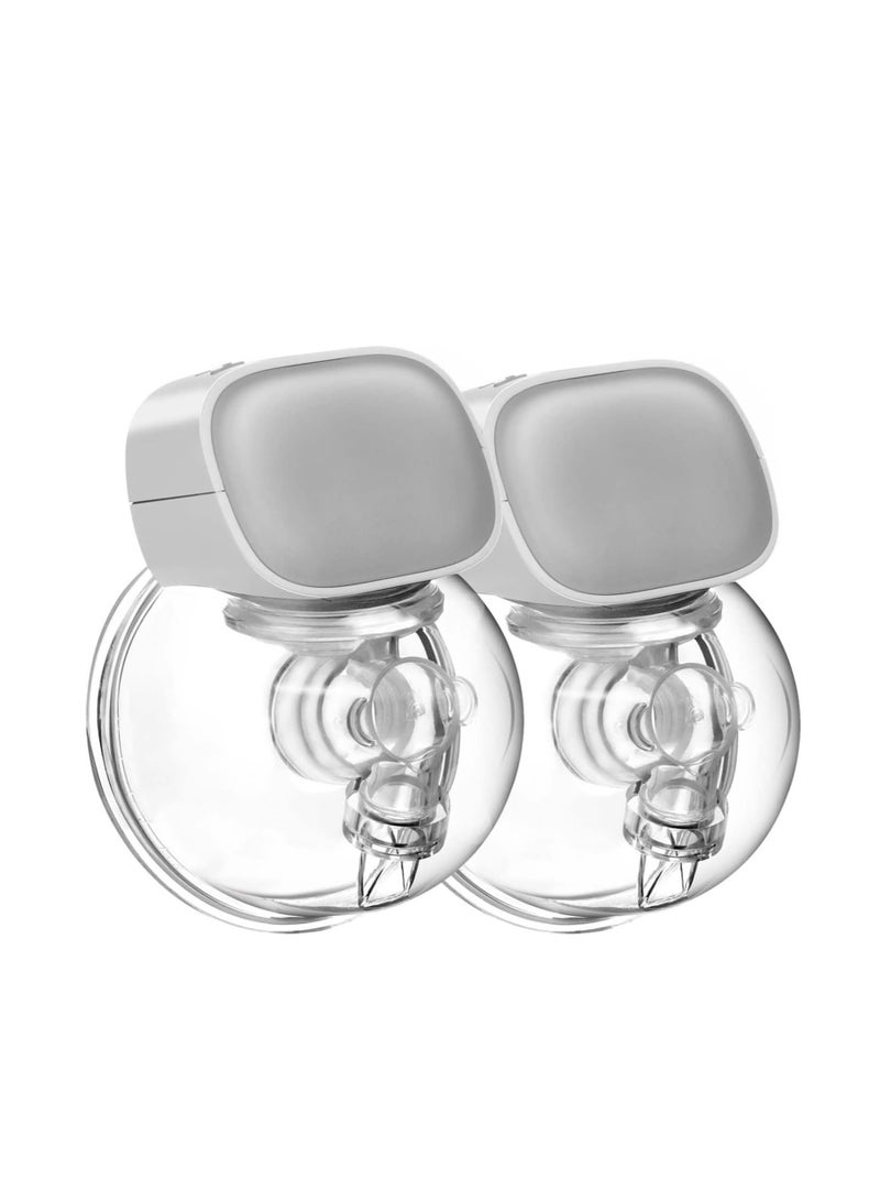 Arabest Breast Pump Comfortable and Painless Breast Pump Low Noise Breast Pump Wearable Breast Pump LCD Hands-Free Breast Pump Electric Breast Pump 2 pieces,Painless Breastfeeding Breast Pump Can Be Worn in-Bra - Image 1