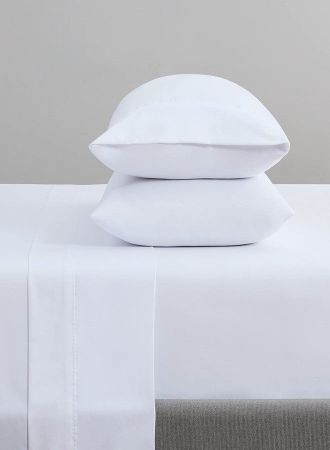 Arkwright, LLC Arkwright Bulk Queen Pillow Cases - Pack of 12 - Soft Hypoallergenic Cotton Blend Pillowcases, Bedding Essentials for Hosts, Resorts, Vacation Rentals, Standard, White - Image 5