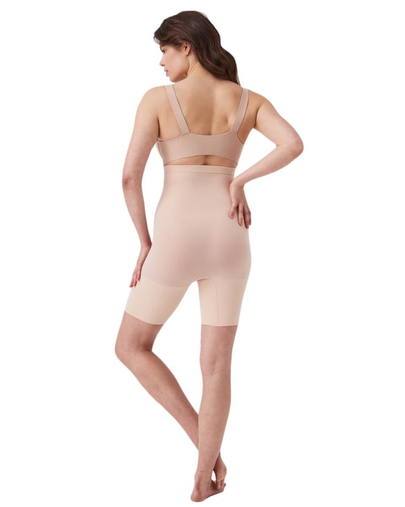 SPANX Seamless Higher Power Short - Lightweight, All-Day Comfort - Core Control Shapewear - High-Waisted Underwear - Soft Nude - Large - Image 5
