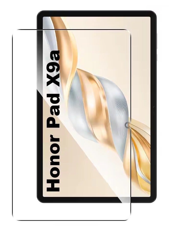 Tempered Screen Protector for Honor Pad X9A, 9H Hardness Tempered Glass, Bubble Free Easy Installation, Full Coverage And Anti Scratch Case Friendly- Clear