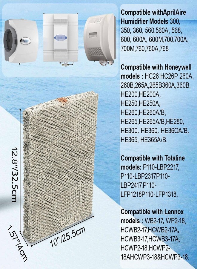 AQDD 2-Pack 35 Water Panel Humidifier Replacement Filter, Aluminum Mesh Compatible with Aprilaire Whole-House Humidifier Models 600, 700, 760, 560, 350, 360, 365, 368, 369, 560A - Image 2
