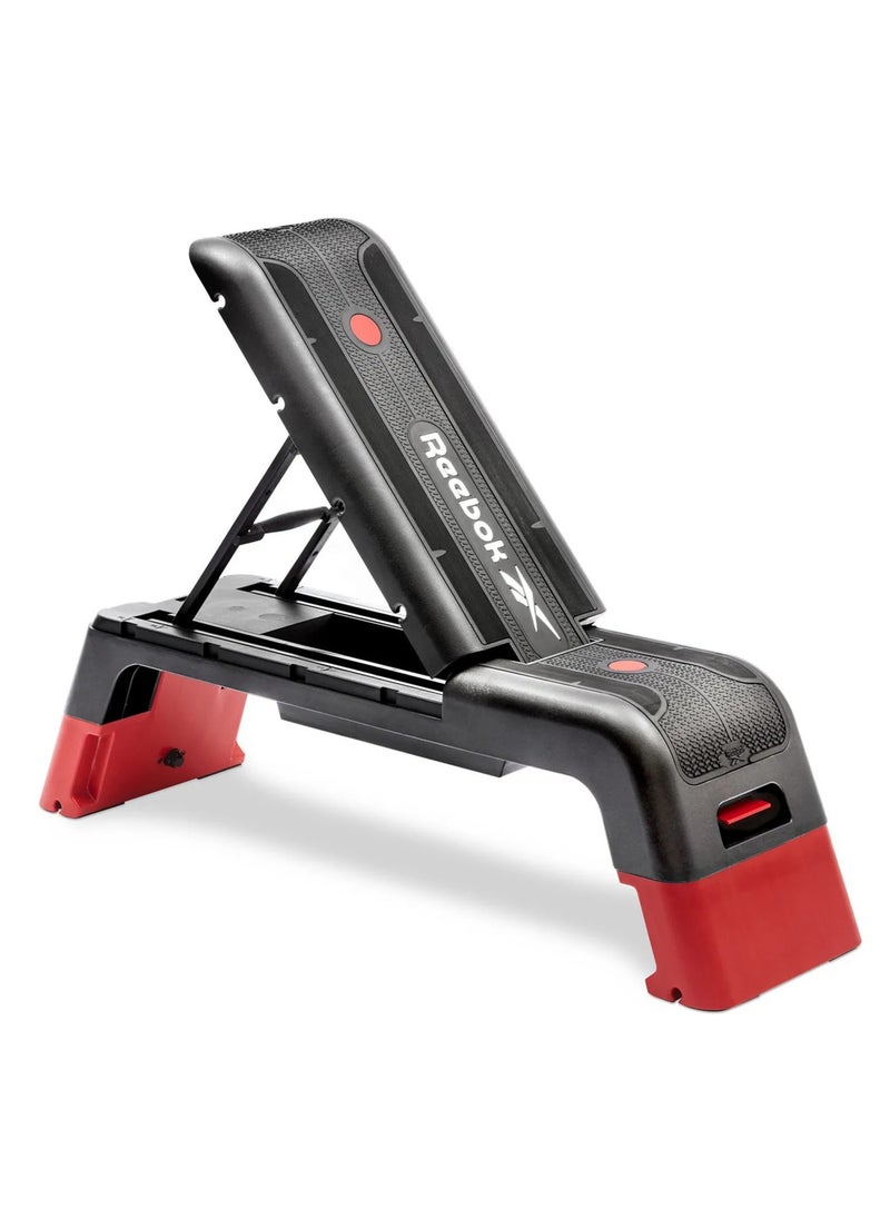 Reebok Fitness Training Deck – Adjustable, Multi-Functional Workout Platform With Resistance Tube Attachments & 330 Lbs Weight Capacity  - Image 1