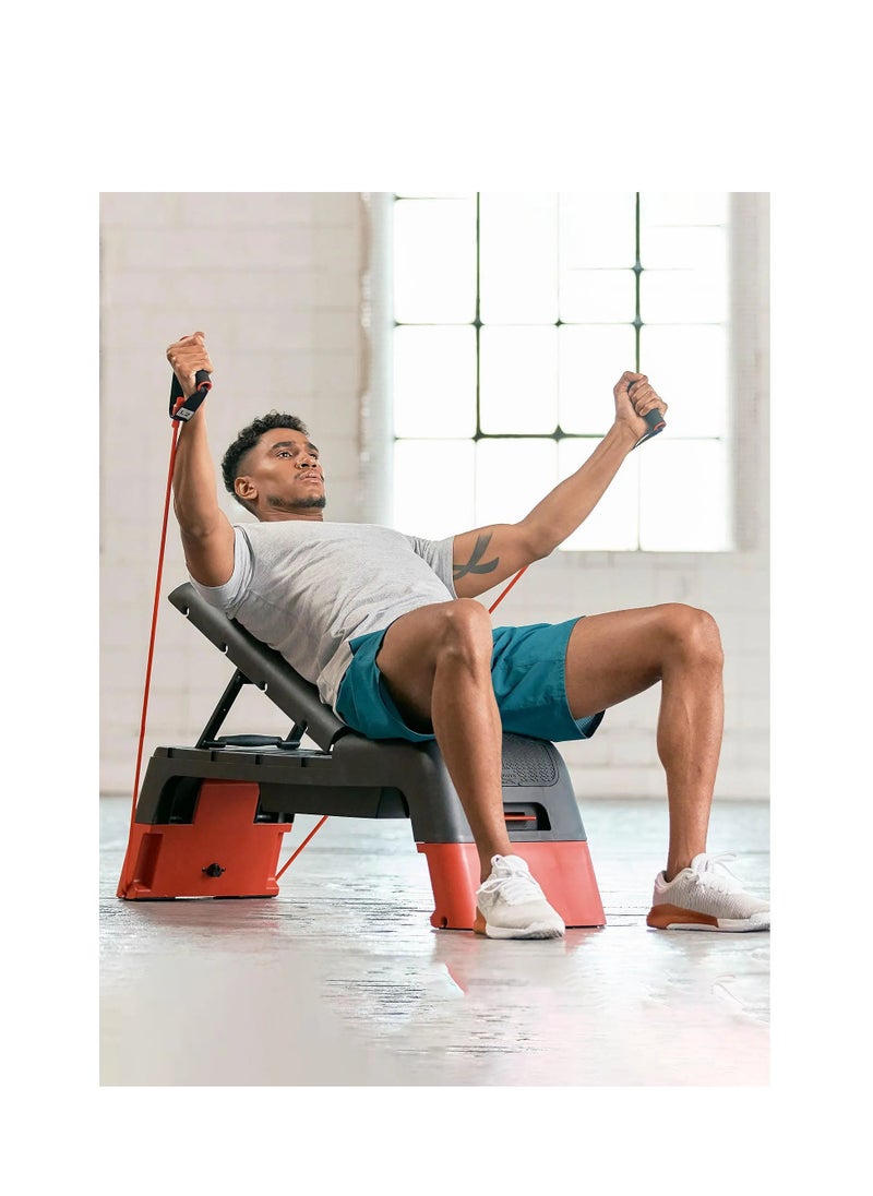 Reebok Fitness Training Deck – Adjustable, Multi-Functional Workout Platform With Resistance Tube Attachments & 330 Lbs Weight Capacity  - Image 3