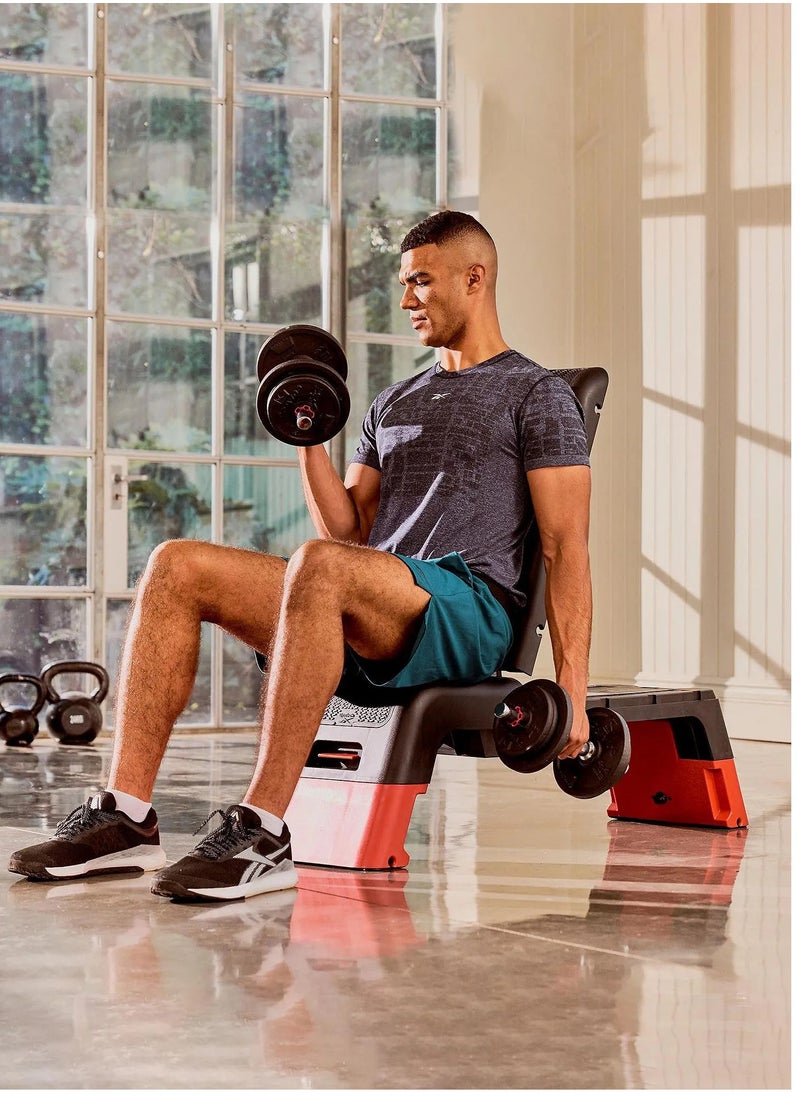 Reebok Fitness Training Deck – Adjustable, Multi-Functional Workout Platform With Resistance Tube Attachments & 330 Lbs Weight Capacity  - Image 4