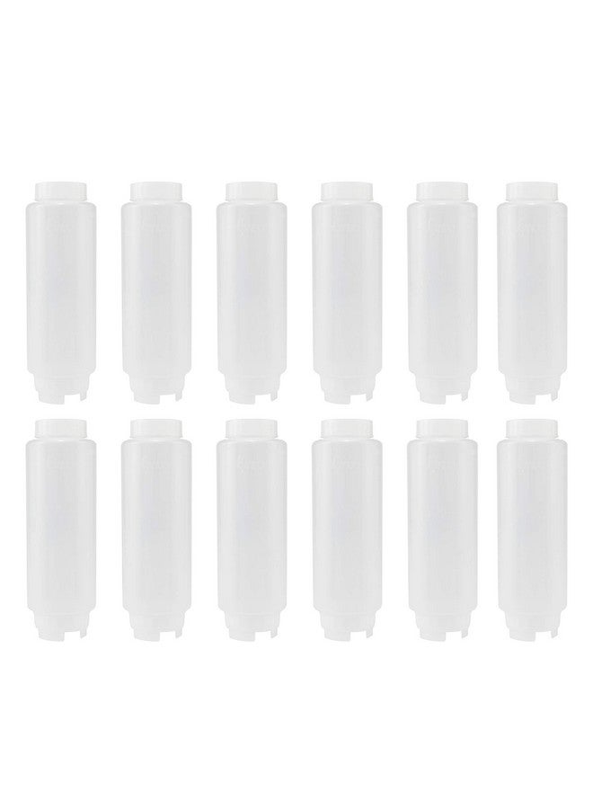 Creative Mark Creative Mark Cylo FIFO Squeeze Bottle -Empty - 12 Pack - 20 oz. Inverted Squeeze Bottle with Air-Tight Non-Drip Silicone Valve; Acrylic Paint, Sauce & Condiment Bottles for Painters and Food Industry - Image 1