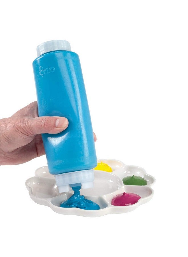 Creative Mark Creative Mark Cylo FIFO Squeeze Bottle -Empty - 12 Pack - 20 oz. Inverted Squeeze Bottle with Air-Tight Non-Drip Silicone Valve; Acrylic Paint, Sauce & Condiment Bottles for Painters and Food Industry - Image 3
