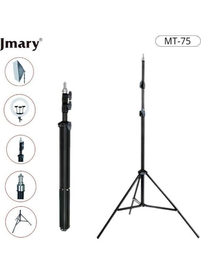 JMARY MT-75 Light Tripod Stand for Softbox Ring Lights and Mobile Phones - Image 5
