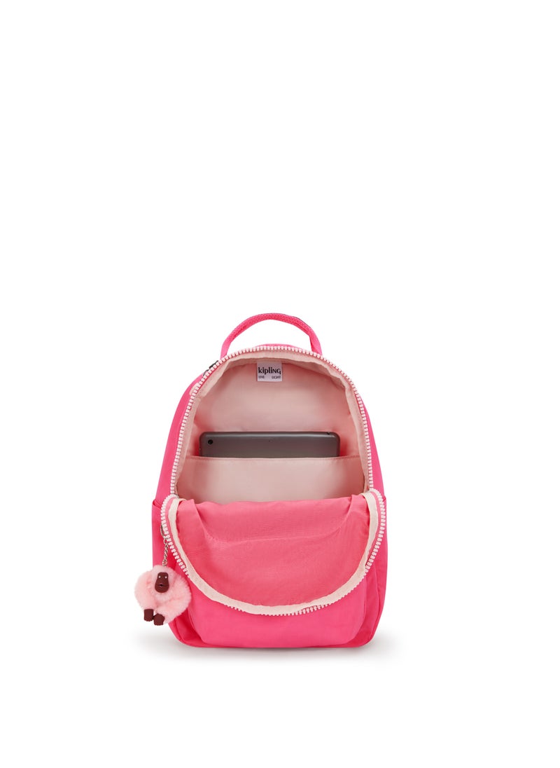kipling Seoul S Happy Pink C Small Backpack  - Image 3