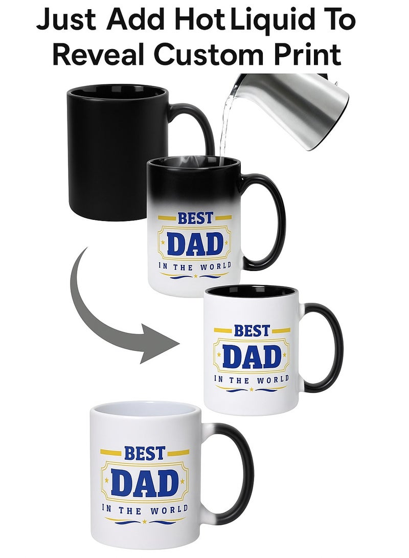 ميلز فنجان سحري مخصص - كوب قهوة يكشف عن الحرارة | أضف صورتك أو اقتباسك - Image 3