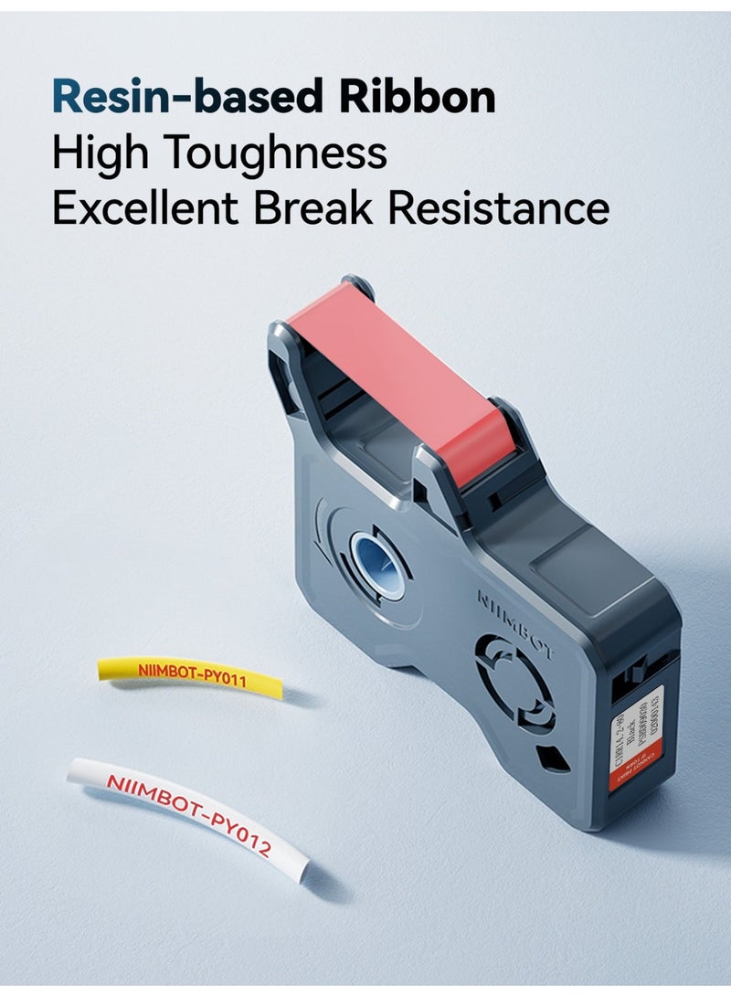 NIIMBOT Thermal Transfer Ribbon for C1 Label Maker, Multi-scene Replacement Ribbon for Daily Use, Red - Image 2