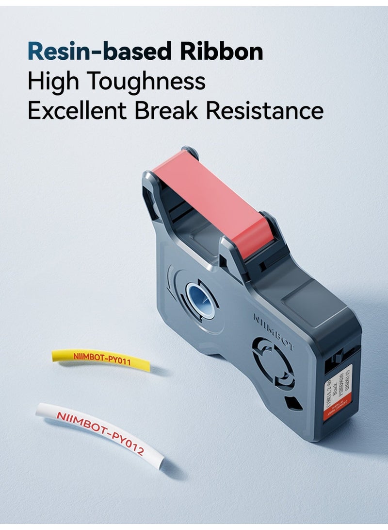 NIIMBOT Thermal Transfer Ribbon for C1 Label Maker, Multi-scene Replacement Ribbon for Daily Use, Red - Image 3