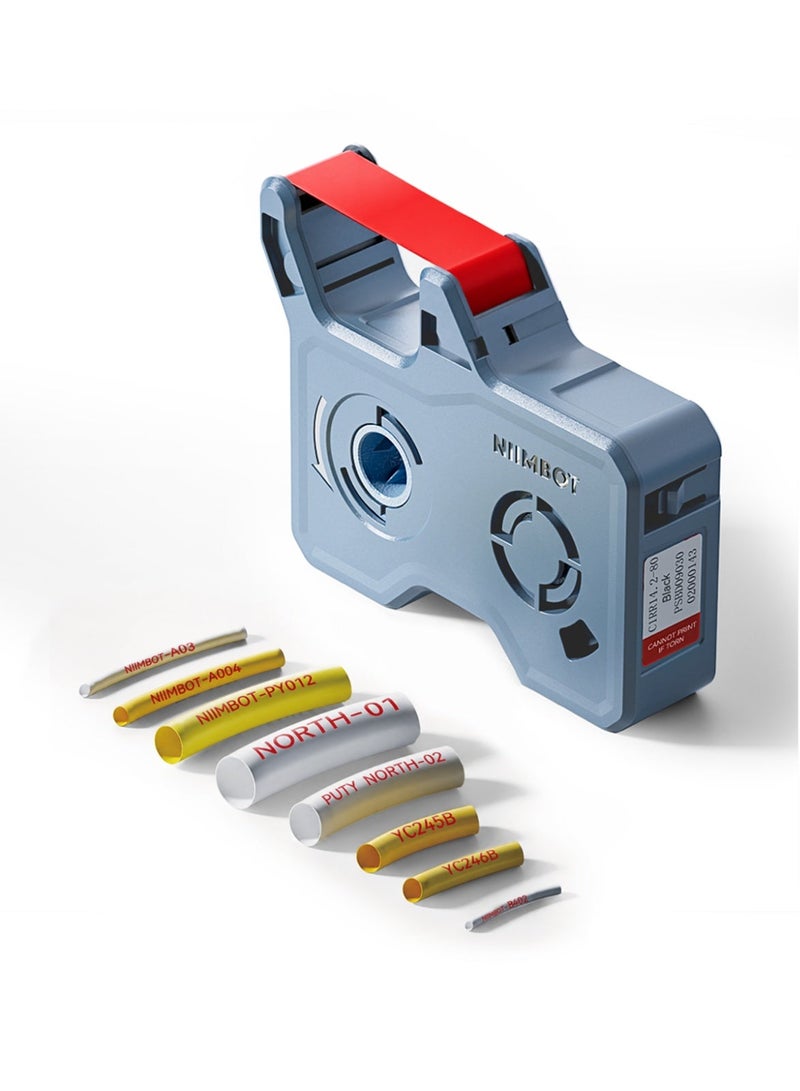 NIIMBOT Thermal Transfer Ribbon for C1 Label Maker, Multi-scene Replacement Ribbon for Daily Use, Red - Image 1