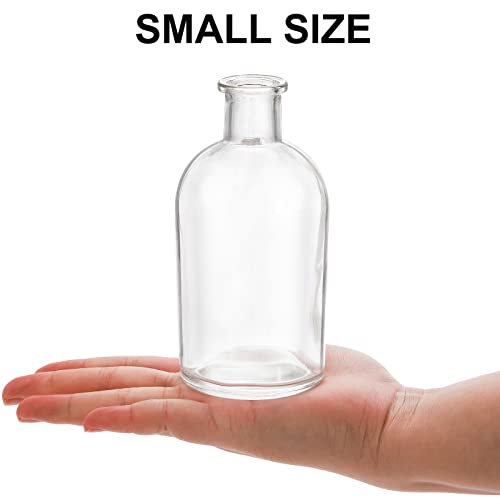 YOUEON 16 Pack Clear Glass Bud Vases, Small Bud Vases in Bulk, Glass Flower Vases for Centerpieces, Vintage Decorative Bottle Vases for Flowers, Home Decor, Wedding Reception, Office - Image 3