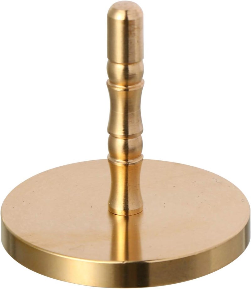 comfrt Incense Press Brass Incense Ash Press Seal Incense Mold Tool Golden Incense Burner Accessories for Home - Image 1