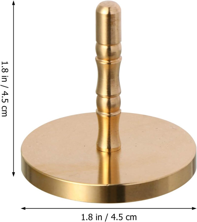 comfrt Incense Press Brass Incense Ash Press Seal Incense Mold Tool Golden Incense Burner Accessories for Home - Image 2