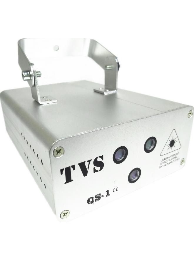 TVS QS-1 10W Laser Light Projector Multicolour Lighting for Party Bars Stage Effect - Image 1