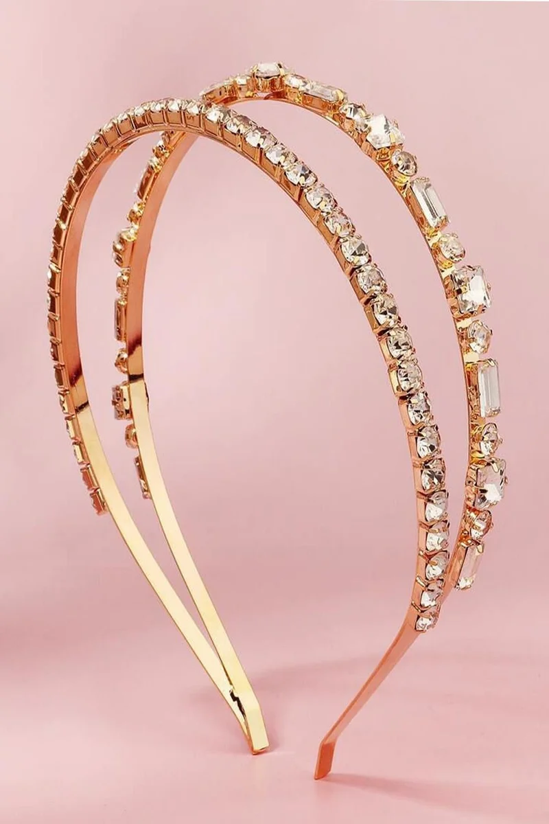 Bahels Women's Special Design Crystal Double Crown