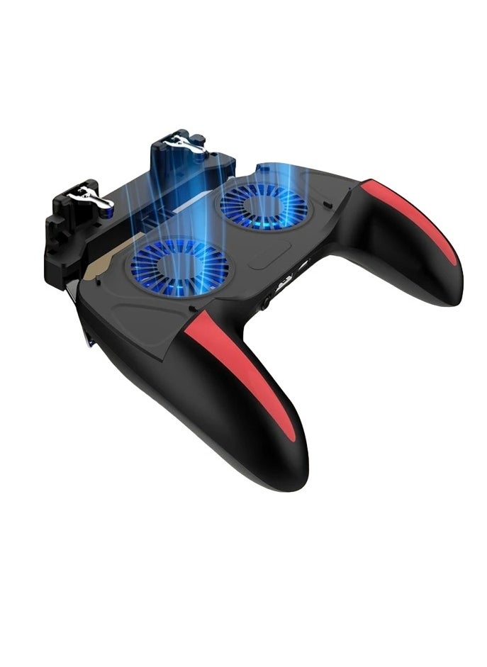 AS SEEN ON TV Game Controller, Adjustable Handheld Grip Game Controller With Double Cooling Fans, Lightweight And Portable Mobile Gamepad Joystick, Mobile Game Controller Trigger For Phone,(5000mAh Battery Version)  - Image 1