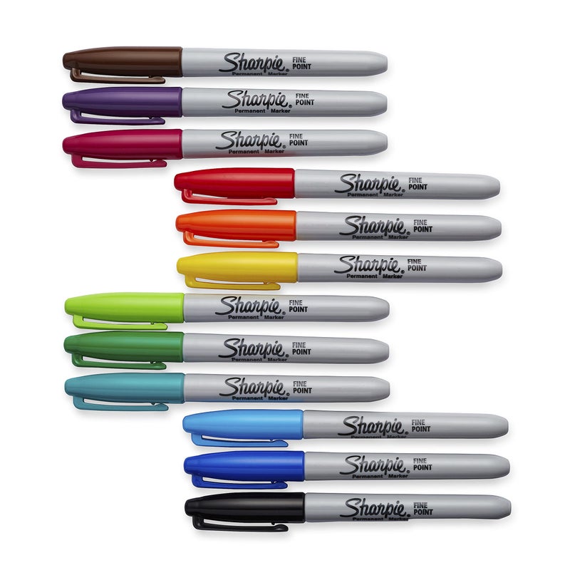 Sharpie Color Burst Permanent Markers, Fine Point, Assorted, 24 Pack (1949557) - Image 2