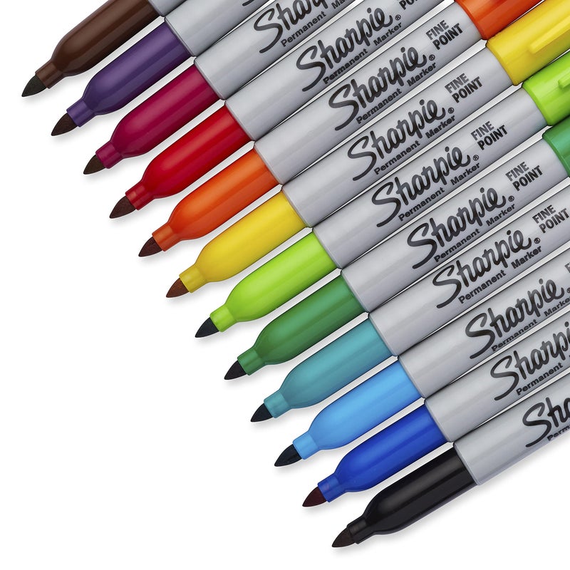 Sharpie Color Burst Permanent Markers, Fine Point, Assorted, 24 Pack (1949557) - Image 3