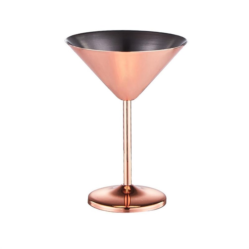 Verres À Vin En Métal Verres à vin en acier inoxydable, grands verres, verres à champagne, verres de bar(Colour 1,13.8x9.4cm) - Image 1