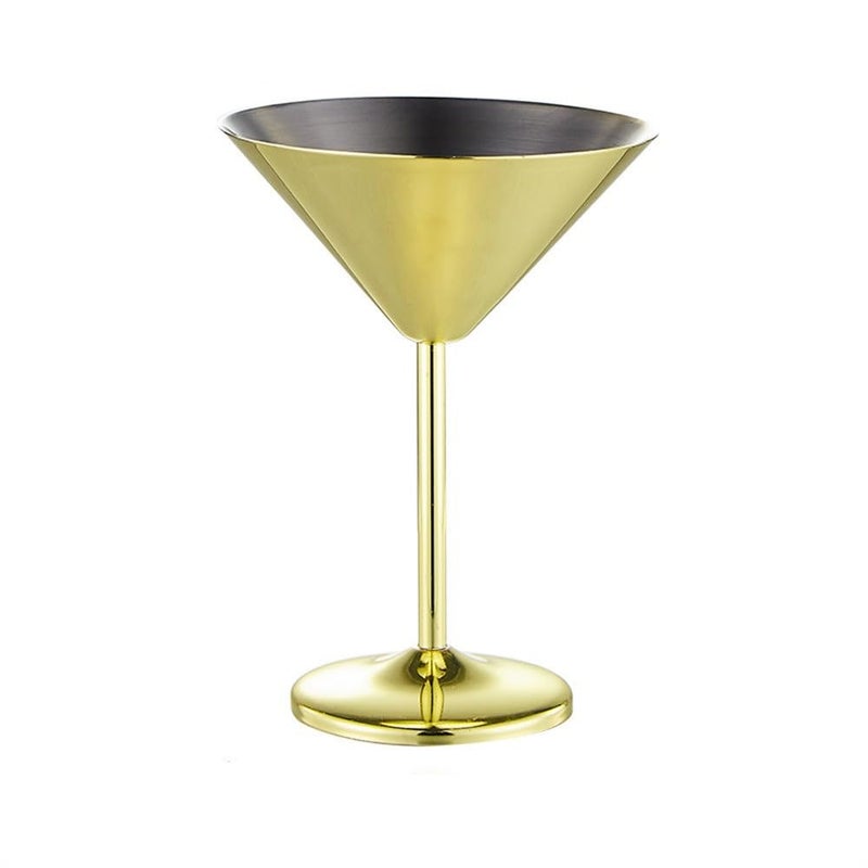 Verres À Vin En Métal Verres à vin en acier inoxydable, grands verres, verres à champagne, verres de bar(Colour 1,13.8x9.4cm) - Image 3
