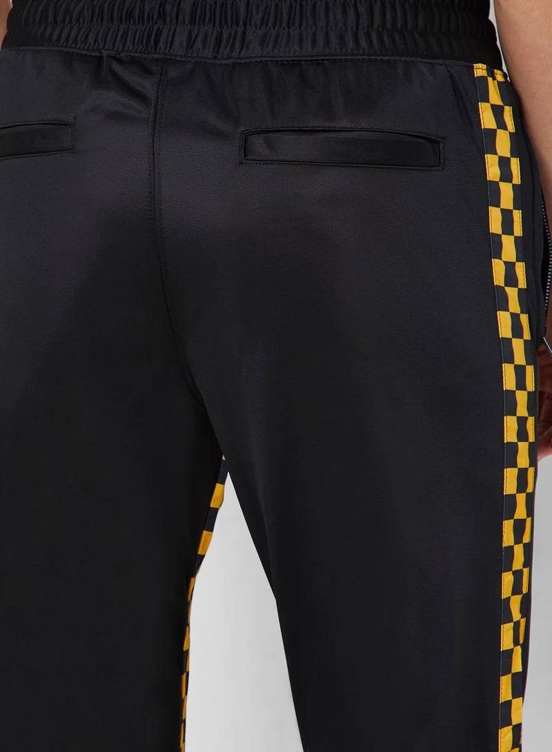 FOREVER 21 Checkered Print Track Pants