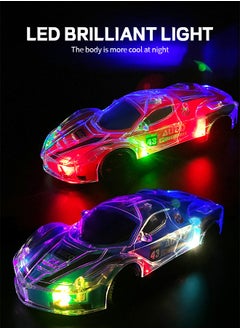 GROIC Remote Control Car,Electric RC Drift Car Toy, Racing Cars Electric Vehicle,Kids Outdoor Rc Car Toys Fast Racing Buggy Toy with Cool Led Lights and Rechargeable Battery  - Image 4