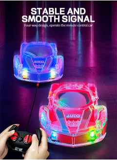 GROIC Remote Control Car,Electric RC Drift Car Toy, Racing Cars Electric Vehicle,Kids Outdoor Rc Car Toys Fast Racing Buggy Toy with Cool Led Lights and Rechargeable Battery  - Image 3