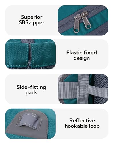 WATERFLY Fanny Pack Waist Bag: Fannie Pack 2 Water Bottle Holders Lumbar Belt Hiking Walking Running Jogging Camping Large Woman Man (Bottle Not Included) - Image 4