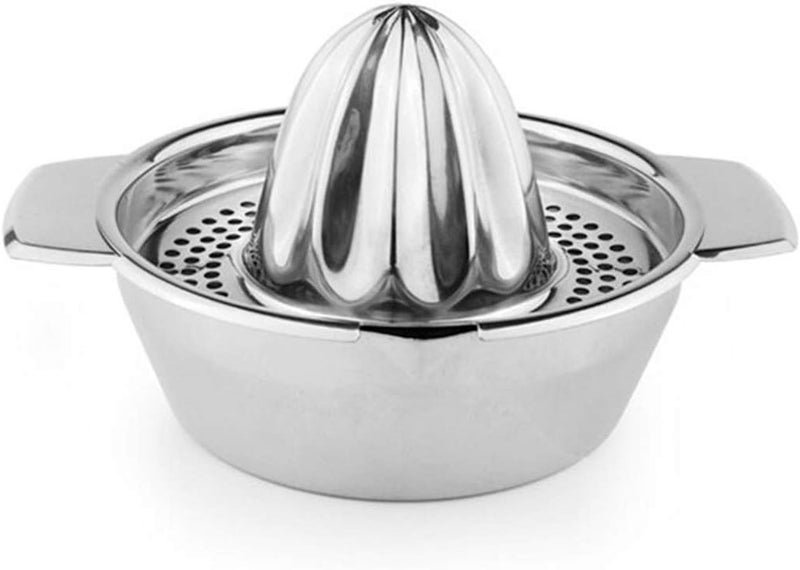 klarako Stainless Steel Lemon Manual Juicer,Citrus Lemon Orange Squeezer with Bowl Container 500ml/17oz - Image 2