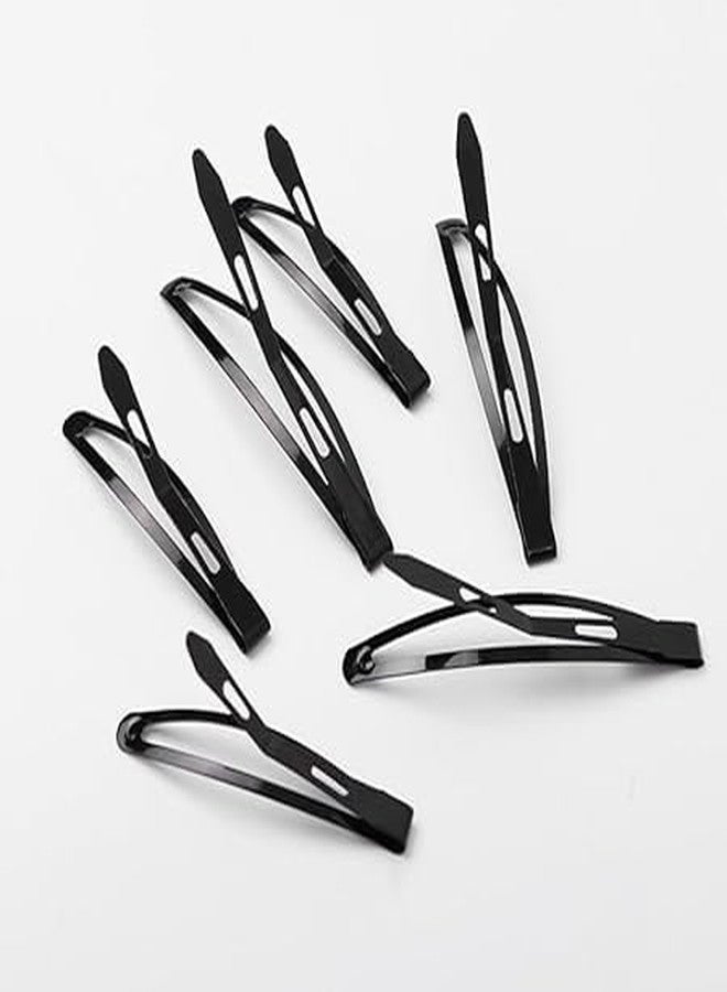 Rinpoche Tik Tak Hairpins Hair Clips Barrettes Metal Oval No-slip Long Hair Styling Pins Clips for Women's and Girl's (Black - Image 4