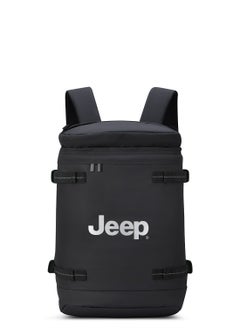 Jeep Jeep Cylindrical 17" Compartment Laptop Backpack 23L Black  - Image 1