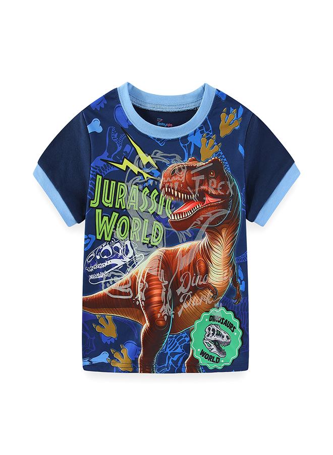 babyqlo Jurassic T-Rex World Explorer Pajama Set - Image 5