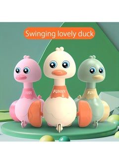 General Cute Duck Push Rocking Toy Car, Cartoon Parent-Child Interactive Educational Toy, Interactive Early Education Learning Toy For Boys And Girls, No Batteries Required Before Pressing  - Image 2