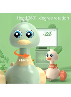 General Cute Duck Push Rocking Toy Car, Cartoon Parent-Child Interactive Educational Toy, Interactive Early Education Learning Toy For Boys And Girls, No Batteries Required Before Pressing  - Image 5