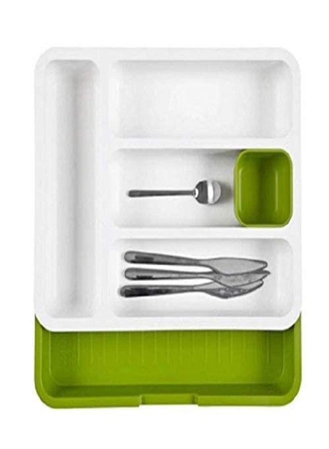 TERXA Expandable Cutlery Spoon Tray | Kitchen Storage Organizer Tray & Holder | Kitchen Cutlery Rack | Kitchen Tool & Accessories (Pack of 1,Multicolor) - Image 4