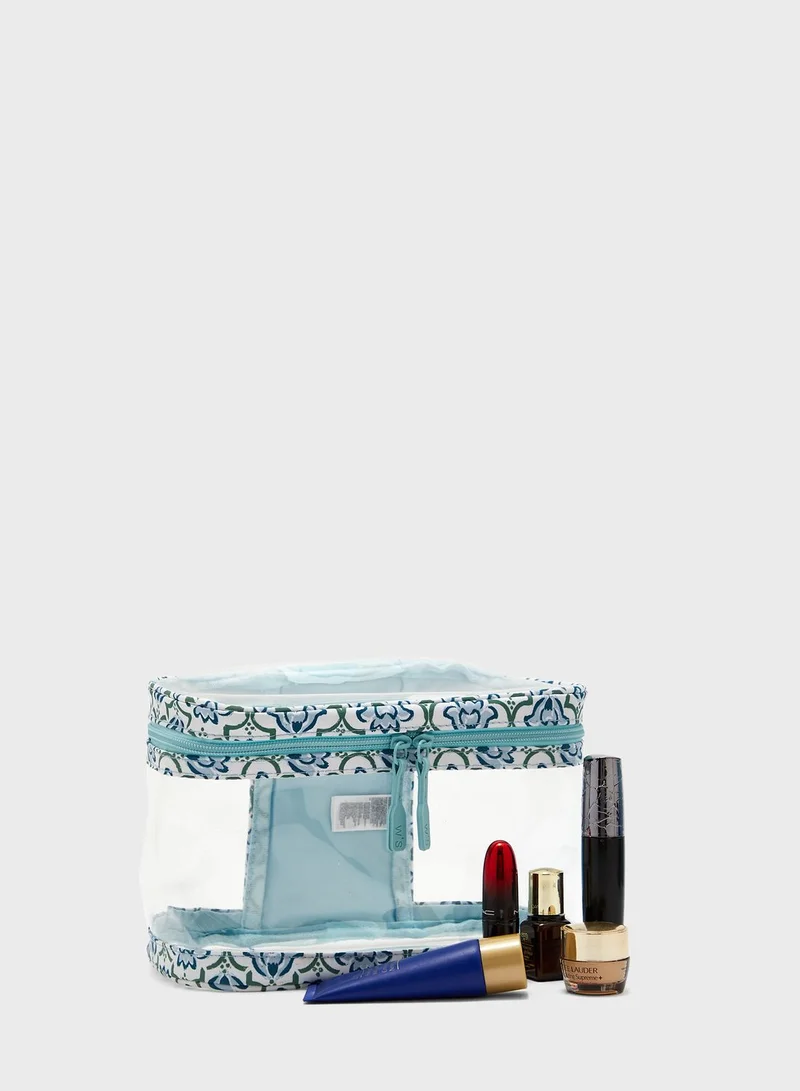 women'secret Pack Of 2 Plain Cosmetic Bags