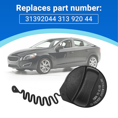 CULMKARI Fuel Tank Gas Filler Cap Fits for Volvo S60 Cross Country S80 V60 Cross Country V70 XC60 XC70 XC90 Replace 31392044 313 920 44 Gas Cap - Image 3