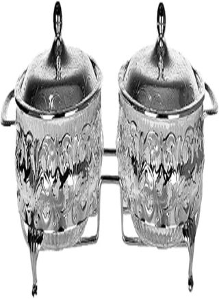 Queen Anne silver plated jam serving dish Double-sided handbag (2 lids + 2 layers of glass) Royal 0/4330/7 - pzsku/Z5510AD4EA5CAE8D4E027Z/45/_/1723236419/633b3ba1-6837-4a35-8c3f-72c04b1fbd92