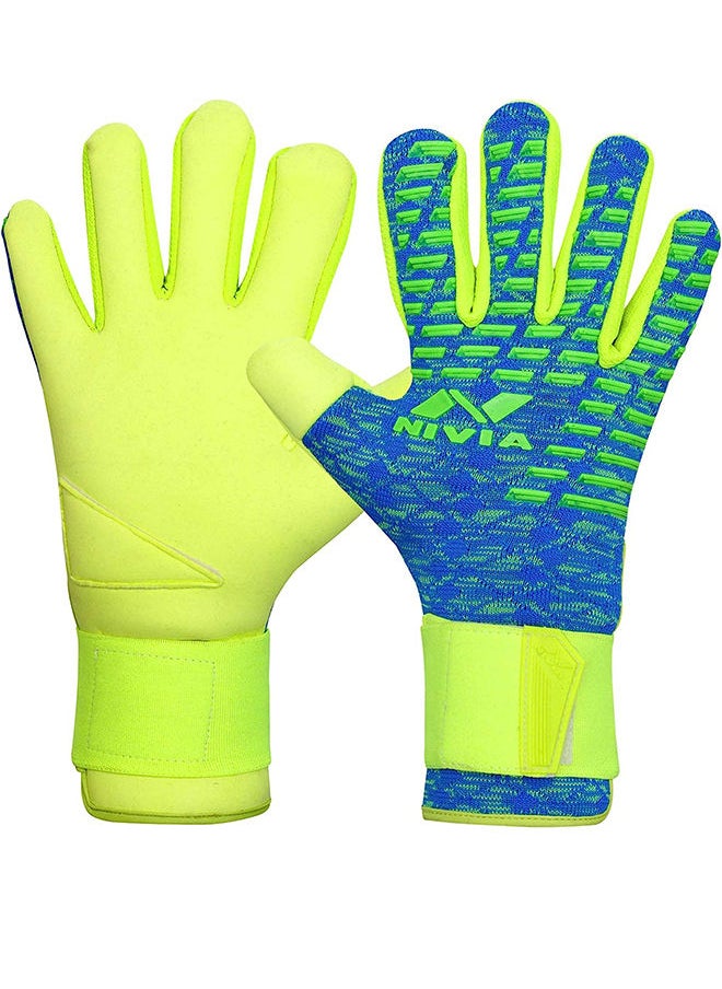 Nivia Latex Ashtang Goalkeeper Hand Gloves | Size : Small | For Men & Women | For Football | For Soccer goalkeeping  - Image 1