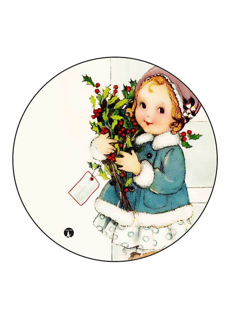 RKN Girl Printed Fridge Magnet  Multicolour - Image 1
